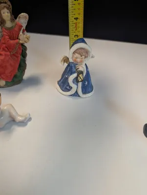Porcelain Angel Figurines & Hummel Goebel Shakers