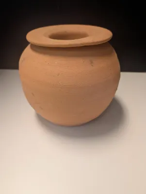 Handmade Terra Cotta Jack-O-Lantern Pottery From Gillsville GA