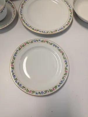 80 Pieces Of O.P. Co. Syracuse China Melrose Ivory Tableware