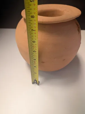 Handmade Terra Cotta Jack-O-Lantern Pottery From Gillsville GA