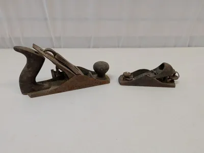 Pair Of Vintage Wood Planers