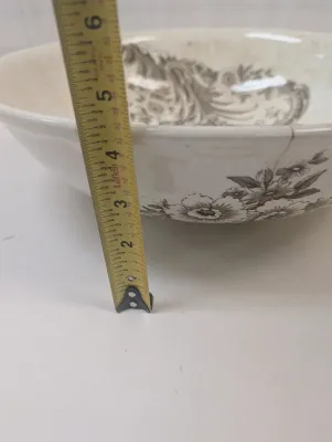 Antique Bowl & Plates