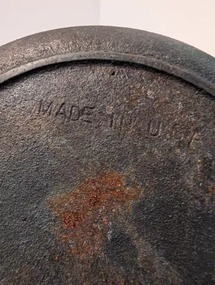 Pair Of Cast Iron Skillets - 1 Made In USA No. 5