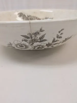 Antique Bowl & Plates
