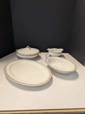 O.P. Co. Syracuse China Melrose Ivory Tableware