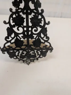 Vintage Cast Iron Wall Shelf Architectural Ornate