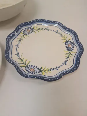 Antique Bowl & Plates