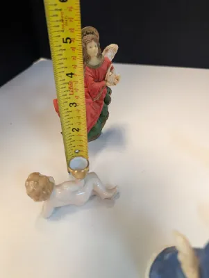 Porcelain Angel Figurines & Hummel Goebel Shakers