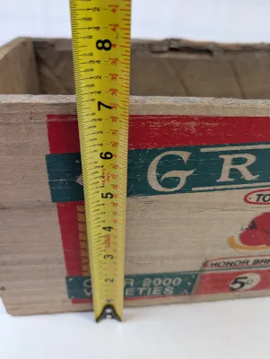 Green's "Honor Bright" Heirloom Tomato Wooden Box