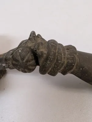 Cast Iron Hand Display