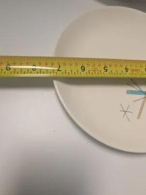 75 Pieces Of Vintage Salem Atomic North Star Starburst Turquoise Dishes