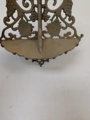 Vintage Cast Iron Wall Shelf Architectural Ornate