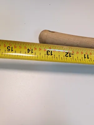 Hand Made Wooden Soup Ladle, Long Handle