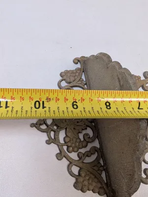 Vintage Cast Iron Wall Shelf Architectural Ornate