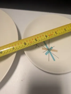 75 Pieces Of Vintage Salem Atomic North Star Starburst Turquoise Dishes