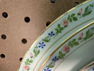 80 Pieces Of O.P. Co. Syracuse China Melrose Ivory Tableware