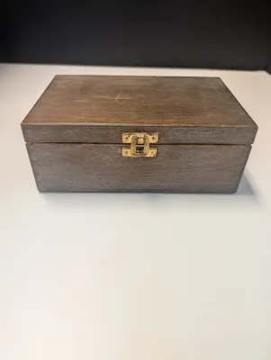 Vintage Dovetail Storage Box