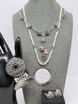 LOT 324: Costume Necklaces, Bracelet and Earrings: Brighton and More