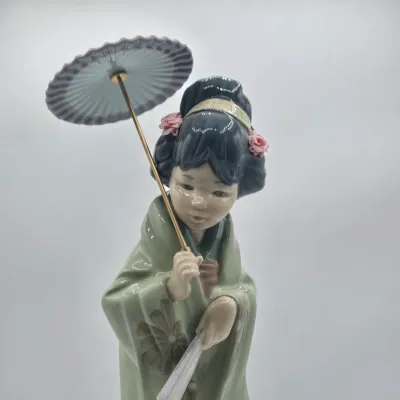 LOT 10L: Lladró "Oriental Spring" Porcelain Figurine