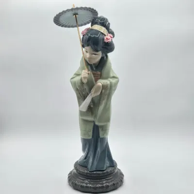 LOT 10L: Lladró "Oriental Spring" Porcelain Figurine
