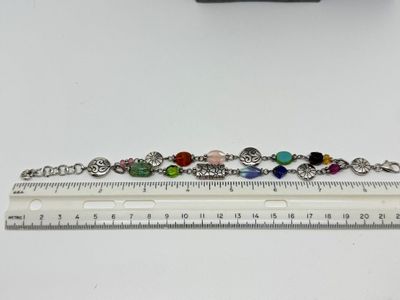 LOT 326: Costume Jewelry Collection with Pretty Bright Gemstones