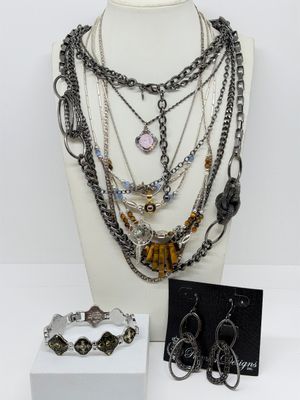 LOT 323: UNique Costume Jewlery Collection: Dream Catcher Necklace, Anne Koplik Designs and More