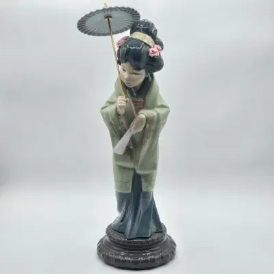 LOT 10L: Lladró "Oriental Spring" Porcelain Figurine