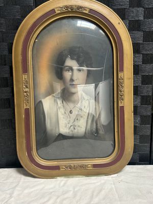 Sale Photo Thumbnail #505: Believe the frame is wood and chalk ware 16x24
