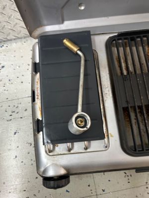 Sale Photo Thumbnail #119: Pull handle is broke in the center of cooler and grill could use a good cleaning