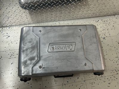Sale Photo Thumbnail #127: Pull handle is broke in the center of cooler and grill could use a good cleaning