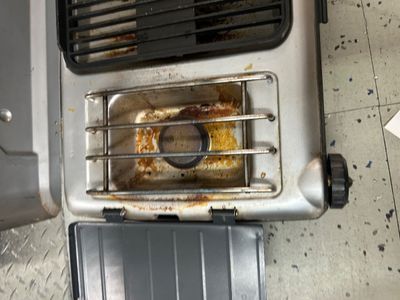 Sale Photo Thumbnail #117: Pull handle is broke in the center of cooler and grill could use a good cleaning