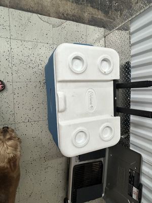 Sale Photo Thumbnail #114: Pull handle is broke in the center of cooler and grill could use a good cleaning