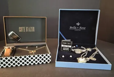 Boxed Bella Rose & Côte d’Azur Jewelry Sets
