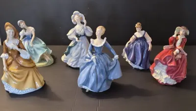 Royal Doulton Pretty Ladies Porcelain Figurine Collection | Set of 6