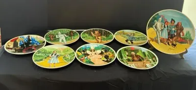 Knowles Fine China collectors plates from The Wizard of Oz series,
