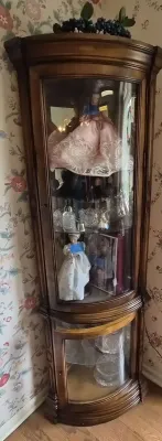 Corner Curio Cabinet (1 of 2)