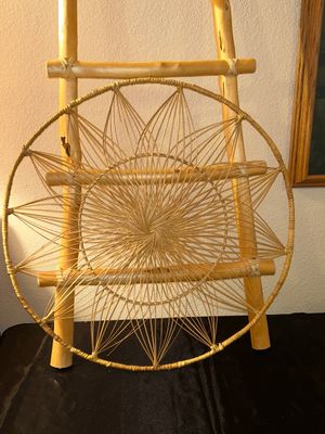 BLANKET LADDER & WICKER WALL HANGINGS