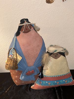 DOLLS FROM TAOS TRIBE IN NEW MEXICO AND DREAM CATCHERS