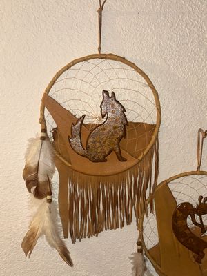 DOLLS FROM TAOS TRIBE IN NEW MEXICO AND DREAM CATCHERS