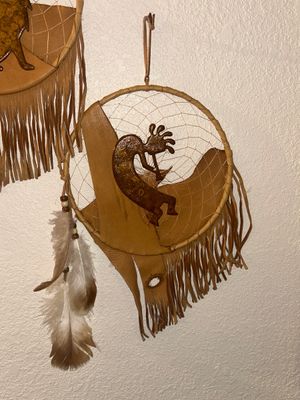 DOLLS FROM TAOS TRIBE IN NEW MEXICO AND DREAM CATCHERS