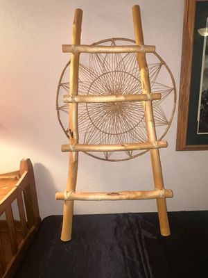 BLANKET LADDER & WICKER WALL HANGINGS