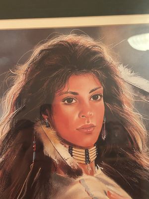 “BLACK MAGIC”PERSONALLY SIGNED by NATIVE AMERICAN ARTIST MAJIA AND MATCHING DECORATIVE WALL HANGINGS POTS