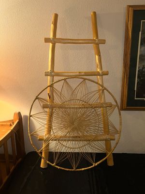 BLANKET LADDER & WICKER WALL HANGINGS