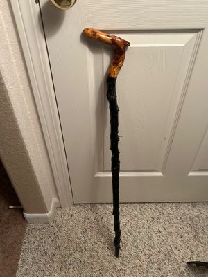 RUSTIC SOUTHWESTERN STYLE LAMP MADE OF IRON ARROWS AND VINTAGE STICK CANE