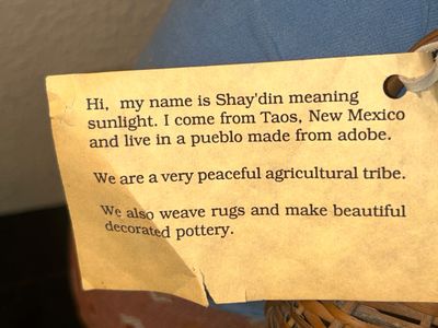 DOLLS FROM TAOS TRIBE IN NEW MEXICO AND DREAM CATCHERS