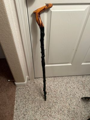 RUSTIC SOUTHWESTERN STYLE LAMP MADE OF IRON ARROWS AND VINTAGE STICK CANE
