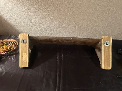 TOUCH OF CLASS WALL SHELF, WOOD BUD VASE, LIBERTY BELL AND MORE