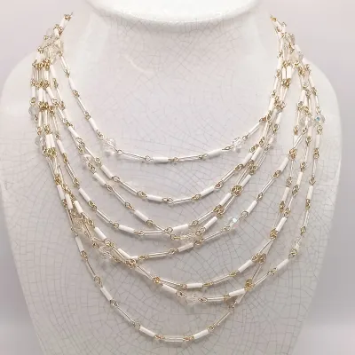 LOT 27: Vintage Vanna White Pearl Necklace, Multi-Strand Beaded Necklace, Gold-Tone Pendant Bracelet & More