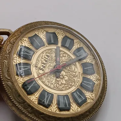 LOT 115: Vintage Watch Collection- Sakata Pocket Watch, Elgin, Timex & Pulsar