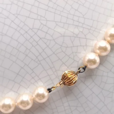 LOT 27: Vintage Vanna White Pearl Necklace, Multi-Strand Beaded Necklace, Gold-Tone Pendant Bracelet & More